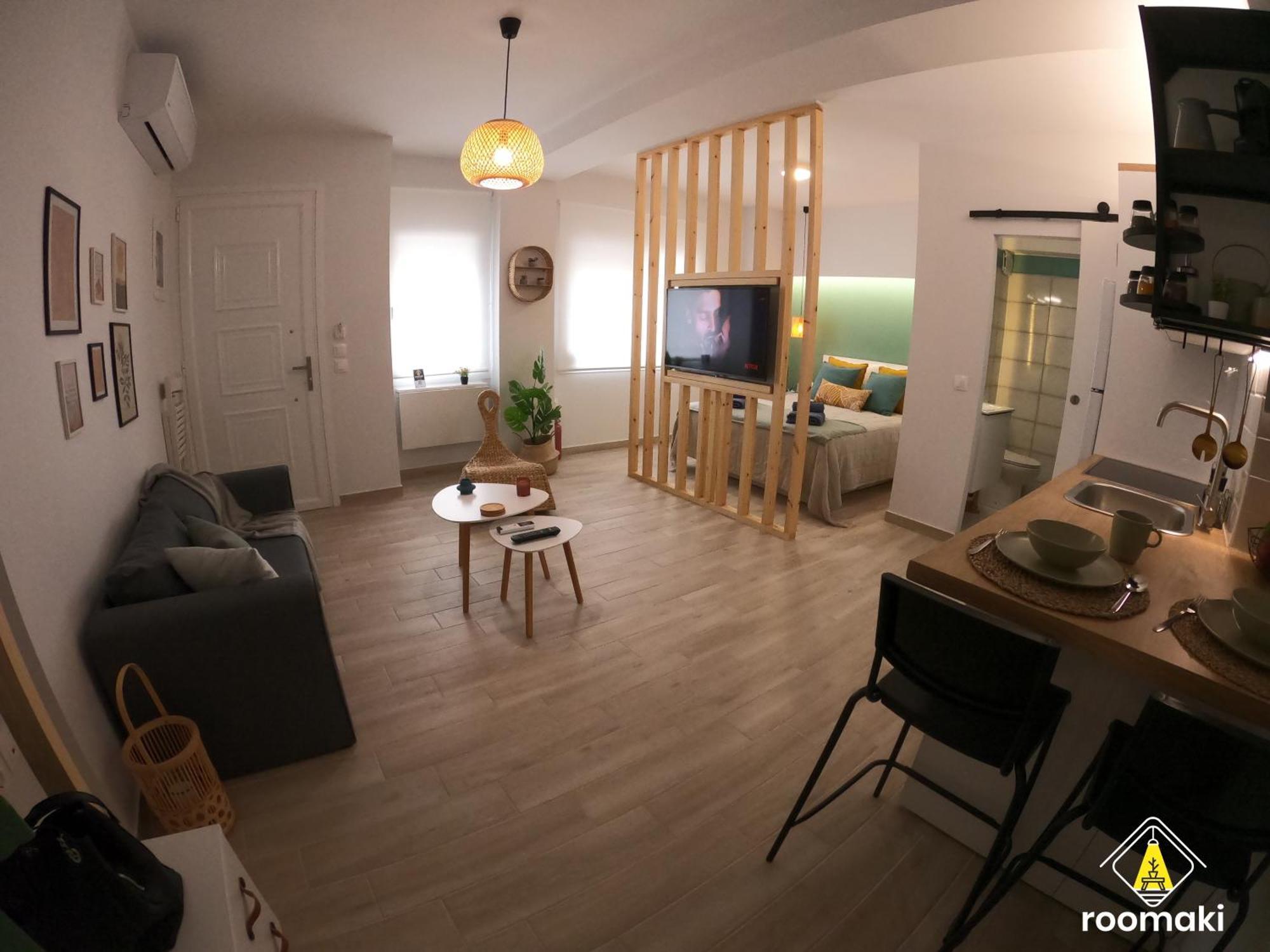 Roomaki -Tasteful Studio In The Center W/ Parking Chalkida Ngoại thất bức ảnh